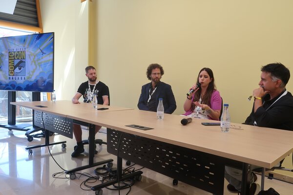 Fotografía tomada de Cátedra UAH de Investigación y Cultura del Cómic Otra mesa redonda