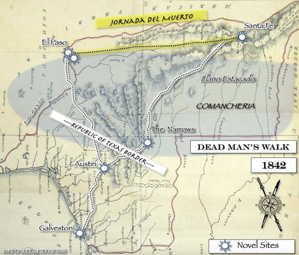 Mapa de La Jornada del Muerto